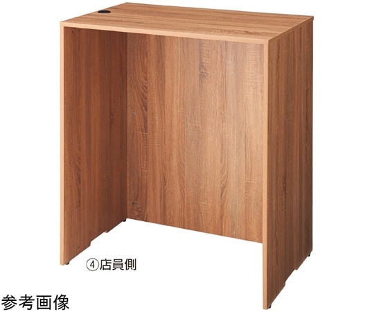 アズワン 木製ハイカウンター H100cm W120cm ラスティック柄 61-427-43-4 1台（ご注文単位1台）【直送品】