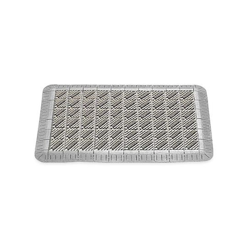 エスコ 600x900mm 土砂落としマット(ライトグレー) EA997RX-17 1枚(ご注文単位1枚)【直送品】