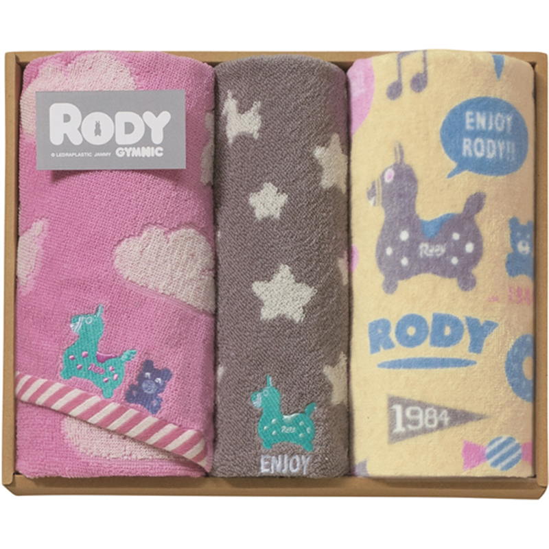 プレーリードッグ Rodyフェイスタオル2枚・タオルハンカチ RD-725 1セット(ご注文単位1セット)【直送品】