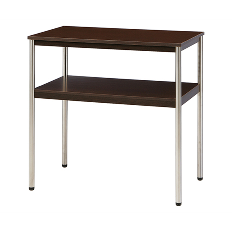 ナカキン 電話台 丸脚タイプ ダークオーク TL-S70DK 1個(ご注文単位1個)【直送品】