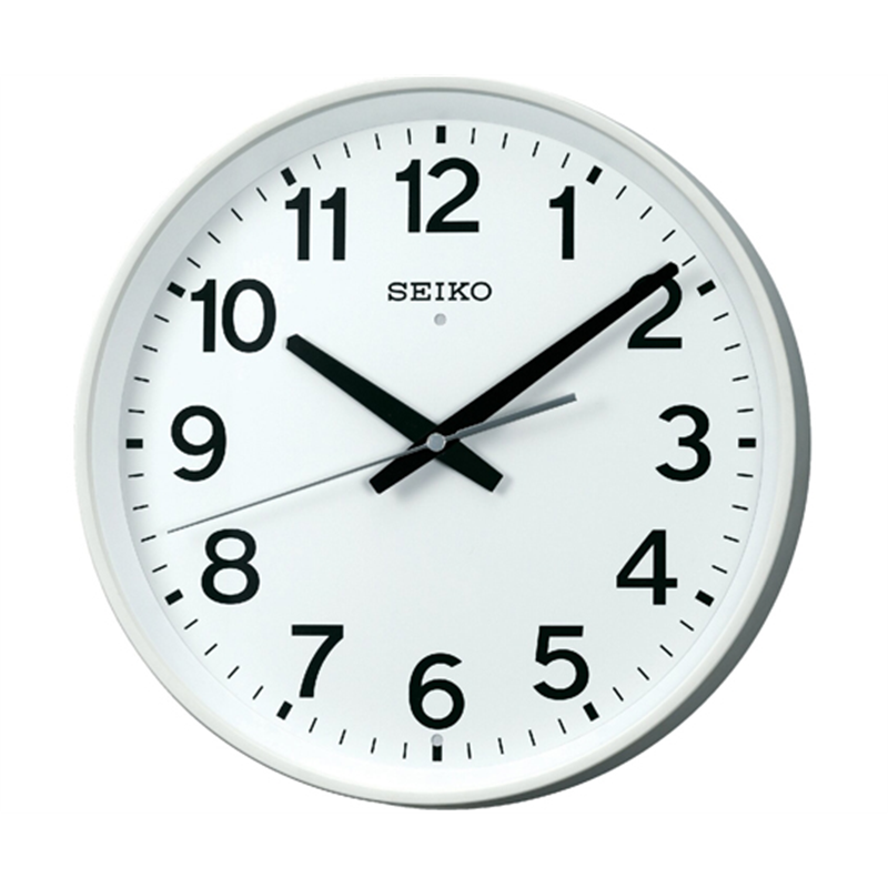 セイコー 電波掛時計 φ310×45mm KX317W 1個(ご注文単位1個)【直送品】
