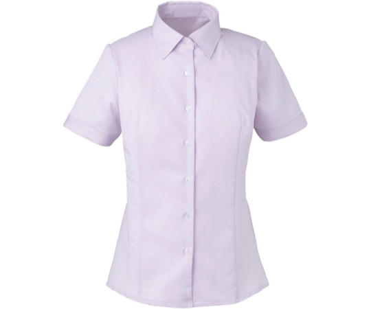 カーシーカシマ ENJOY 半袖シャツブラウス AIR CON PIQUE ラベンダー 11号 ESB442 1枚（ご注文単位1枚）【直送品】