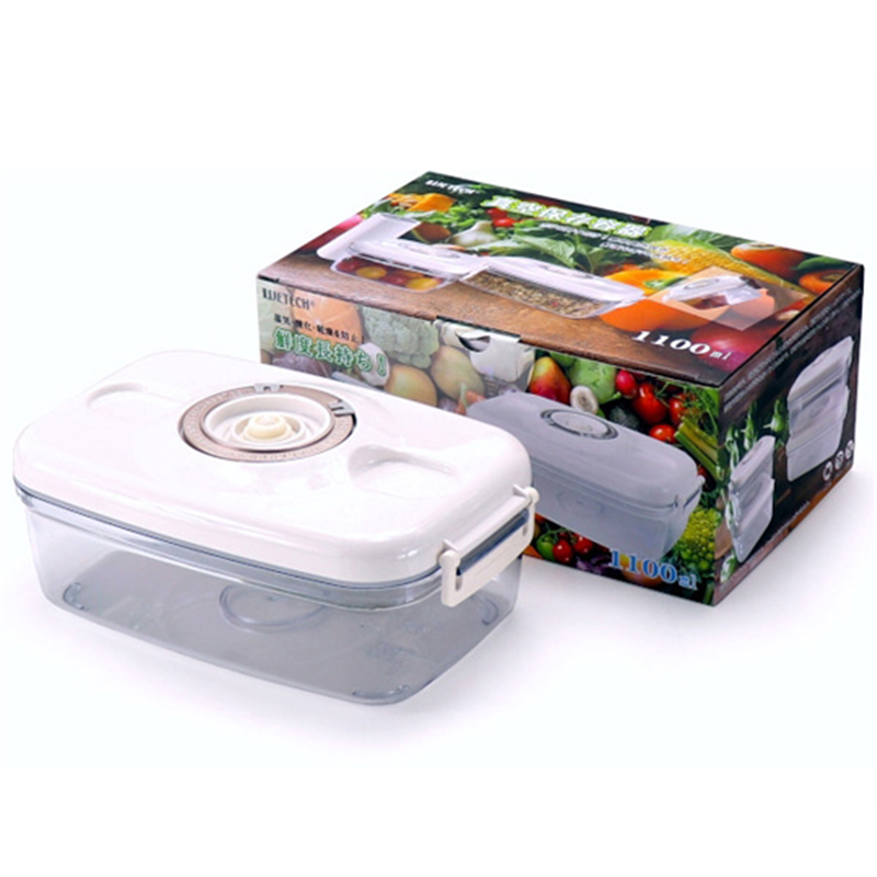 ウィキャン 真空保存容器 1000mL WJ-8134 1個（ご注文単位1個）【直送品】