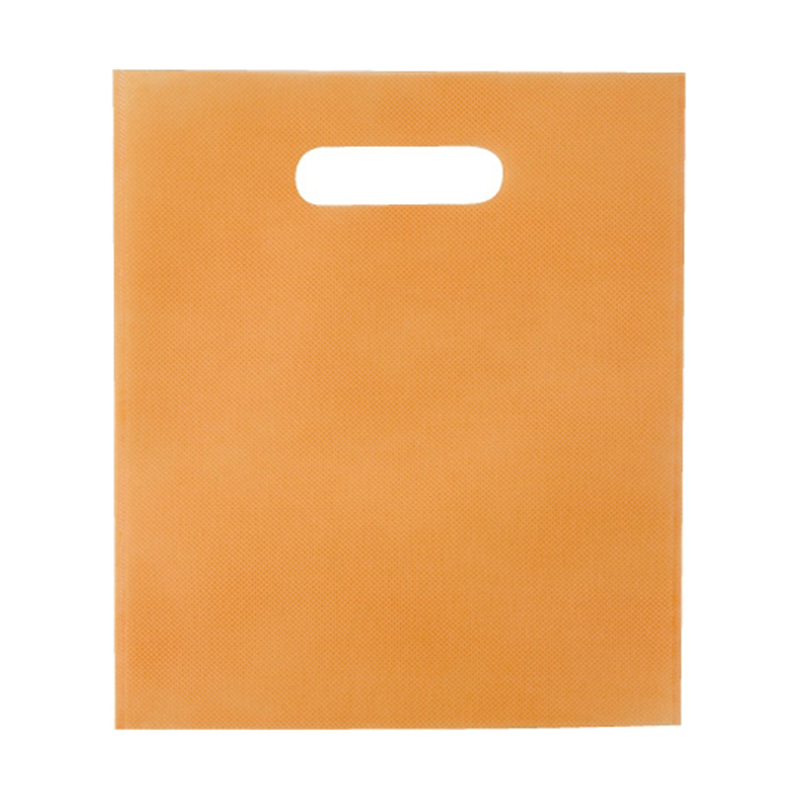 三和 不織布ミニ小判抜きバッグ パステルオレンジ 1ケース(2000枚入) SW2530-18 1ケース（ご注文単位1ケース）【直送品】