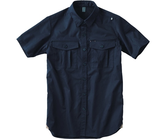 カーシーカシマ CAREAN 半袖シャツ MATT TWILL STRETCH ネイビー M CSY166 1枚（ご注文単位1枚）【直送品】