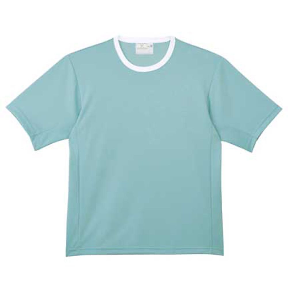 KIRAKU(トンボ) Tシャツ グレイシュブルー M(身丈68cm) CR817-72 M 1枚(ご注文単位1枚)【直送品】