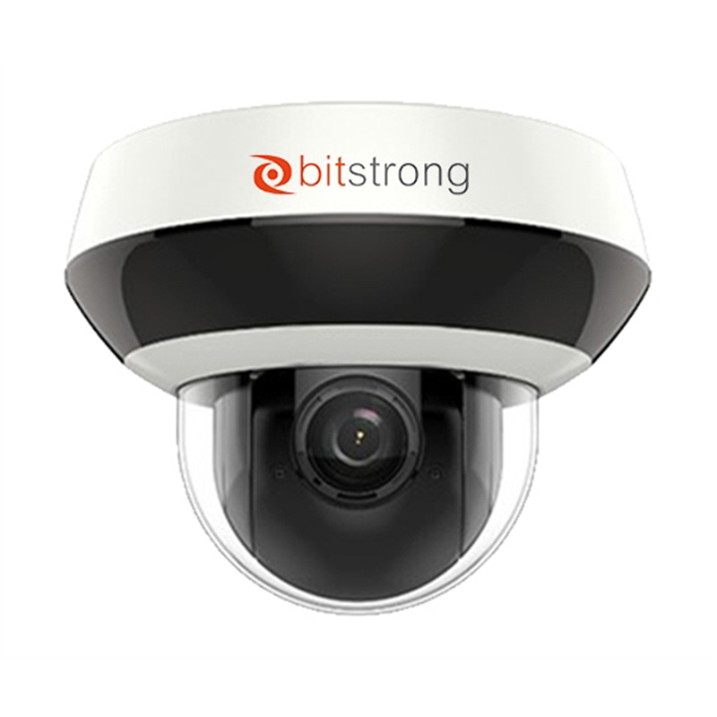ビットストロング 防水・防塵・耐衝撃 2MP 4倍光学ズーム PTZ ネットワーク防犯カメラ ドーム型(2.8~12mm) DS-2DE2A204IW-DE3(2.8~12mm) 1台(ご注文単位1台)【直送品】