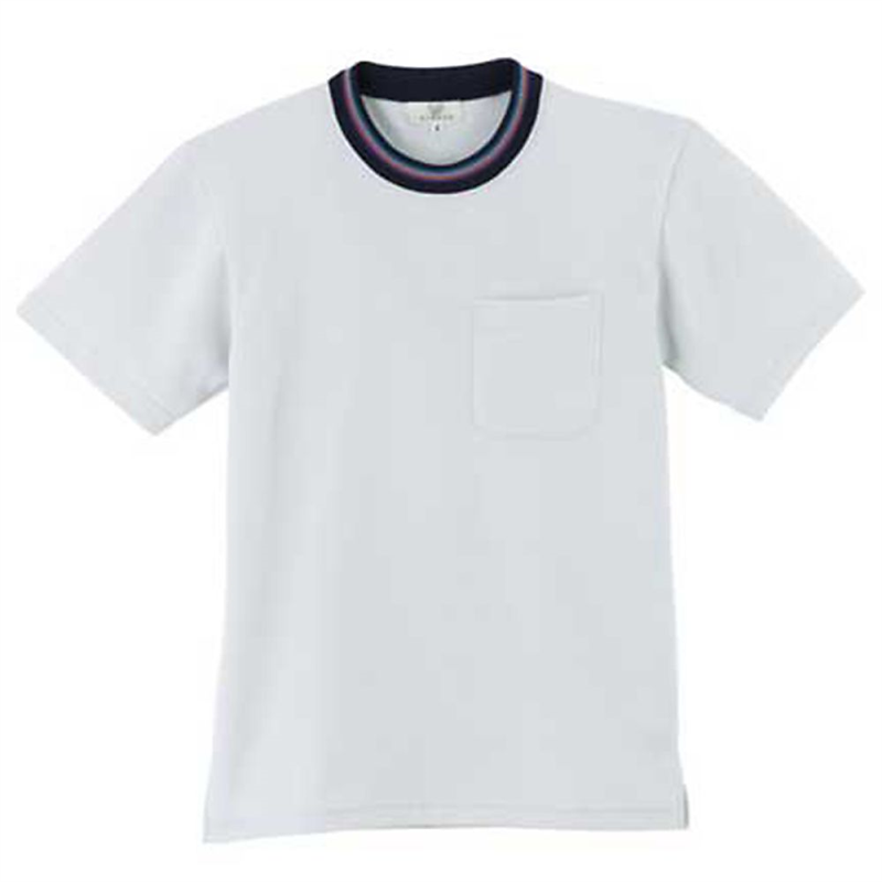 KIRAKU(トンボ) Tシャツ シルバー 4L(身丈80cm) CR112-03 4L 1枚(ご注文単位1枚)【直送品】