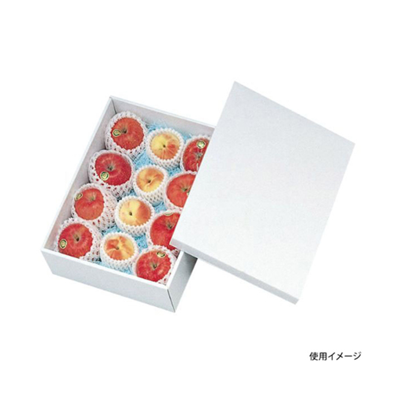 ヤマニパッケージ 青果用贈答箱 ホワイト(大) 50枚 L-178 1ケース（ご注文単位1ケース）【直送品】