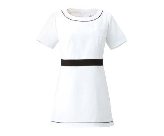 Calala(キャララ) チュニック[女性用] ホワイト 5号 フルダルSTツイル ウエスト76cm 着丈70cm CL-0183 1着（ご注文単位1着）【直送品】