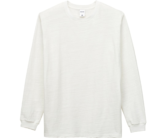 ボンマックス スラブ長袖Tシャツ オフホワイト M MS1168 1枚（ご注文単位1枚）【直送品】