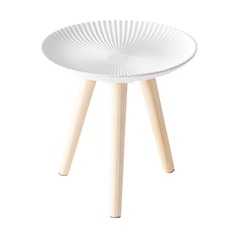 東谷 トレーテーブル S ホワイト LFS-190C 1個（ご注文単位1個）【直送品】