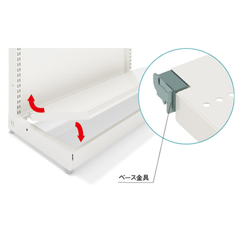 中日販売 ベース金具(左右)セット 3078 1セット（ご注文単位1セット）【直送品】