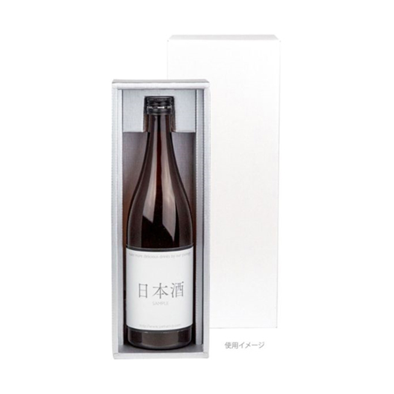 ヤマニパッケージ 贈答箱 白銀 720mL×1本 50枚 K-1580 1ケース（ご注文単位1ケース）【直送品】