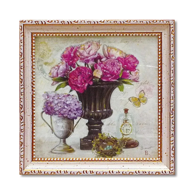 ユーパワー ミニゲル アートフレーム チャド バレット｢ヴィンテージ エステート フローラル1｣ CB-02015 1個（ご注文単位1個）【直送品】