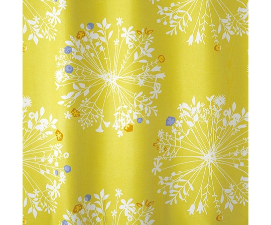 スミノエ 遮光カーテン クッカ 100×135cm イエロー 1枚入 V1285 1枚(ご注文単位1枚)【直送品】