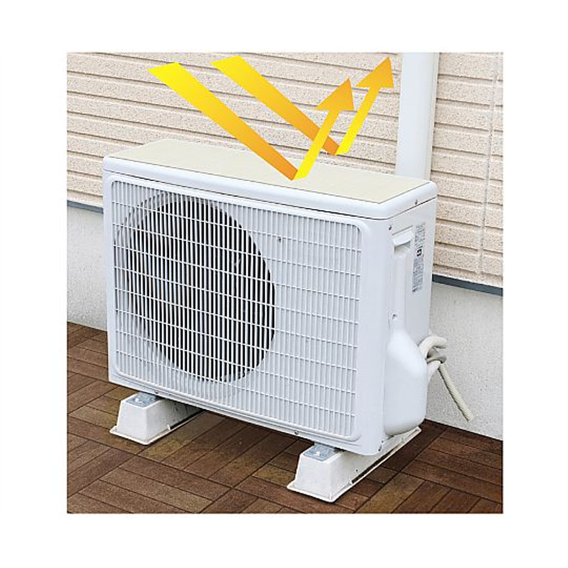 明和グラビア 室外機用 遮熱シート 木目柄 27714 1個(ご注文単位1個)【直送品】