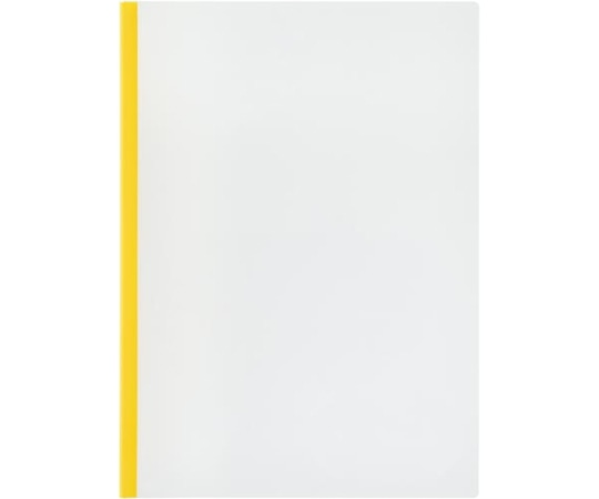 カウネット ガイド付レールクリヤーホルダー 10枚とじ 黄 10冊 4268-5364 1パック(ご注文単位1パック)【直送品】