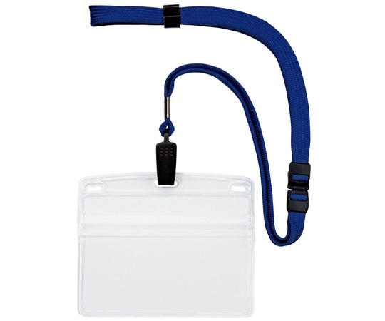 オープン工業 吊り下げ名札 クリップ式 ヨコ特大 10枚 青 NL-21-BU 1袋(ご注文単位1袋)【直送品】