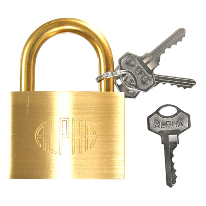 アルファ アルファ南京錠 #1000 60mm AL-008 1個(ご注文単位1個)【直送品】