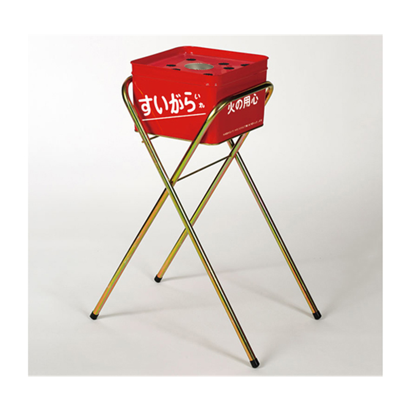 アズワン 吸いがら入れ(火消用カップ付) (セット) 376-011B 1個（ご注文単位1個）【直送品】