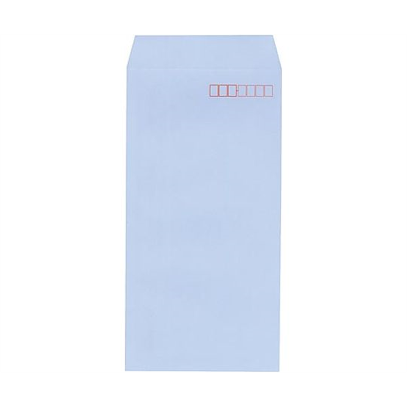 キングコーポレーション プライバシー保護封筒 長3 アクア 100枚 N3PB100A 1パック(ご注文単位1パック)【直送品】