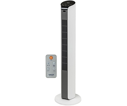 山善(YAMAZEN) スリムファン 扇風機(リモコン) 切タイマー付き YSR-T802(WH) 1台(ご注文単位1台)【直送品】