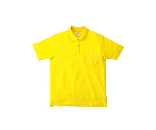 LIFEMAX ポケット付 CVC鹿の子ドライポロシャツ イエロー LL MS3114-10 LL 1枚（ご注文単位1枚）【直送品】