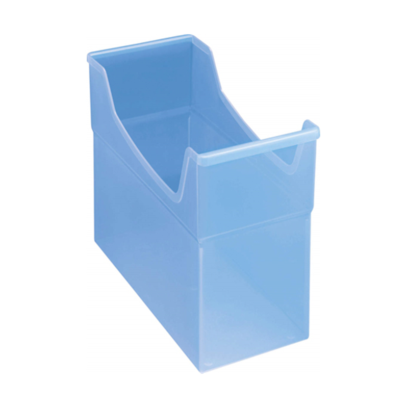 ライオン事務器 フリーボックス 透明ブルー FB-135P 1個(ご注文単位1個)【直送品】