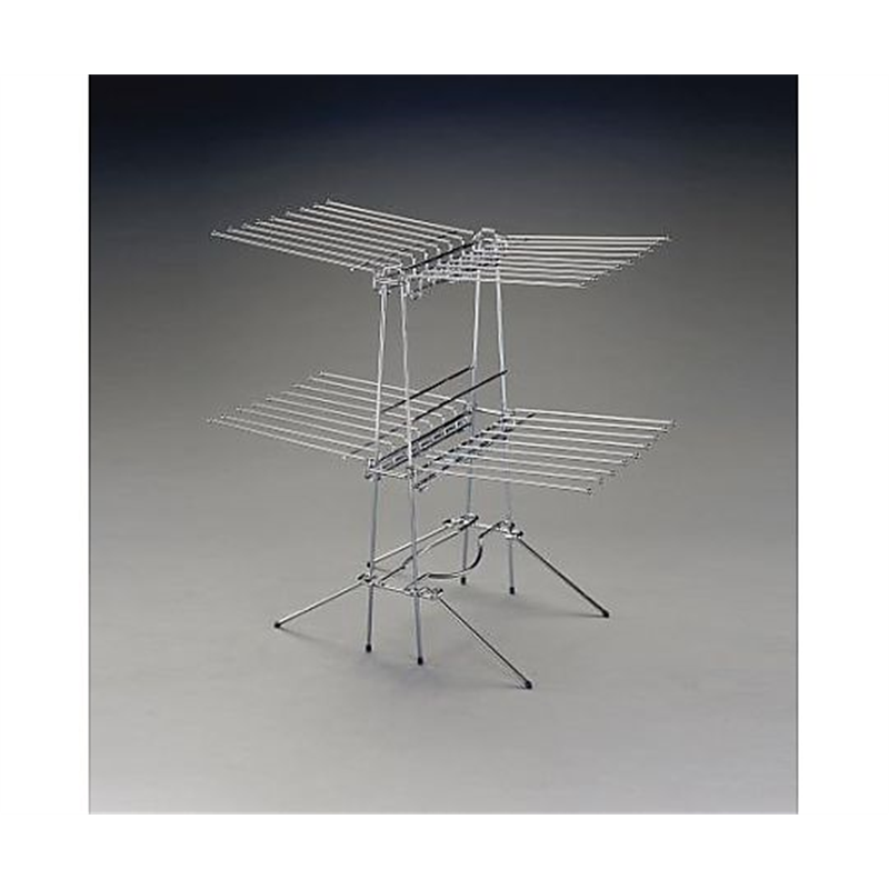 エスコ 423x787x728mm 物干しスタンド(鉄クロームメッキ) EA951FB-29 1個(ご注文単位1個)【直送品】
