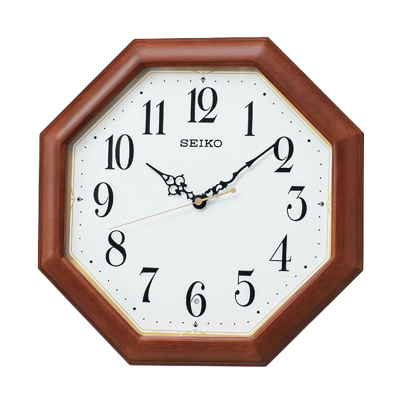 セイコー 電波掛時計 330×330×48mm KX247B 1個(ご注文単位1個)【直送品】