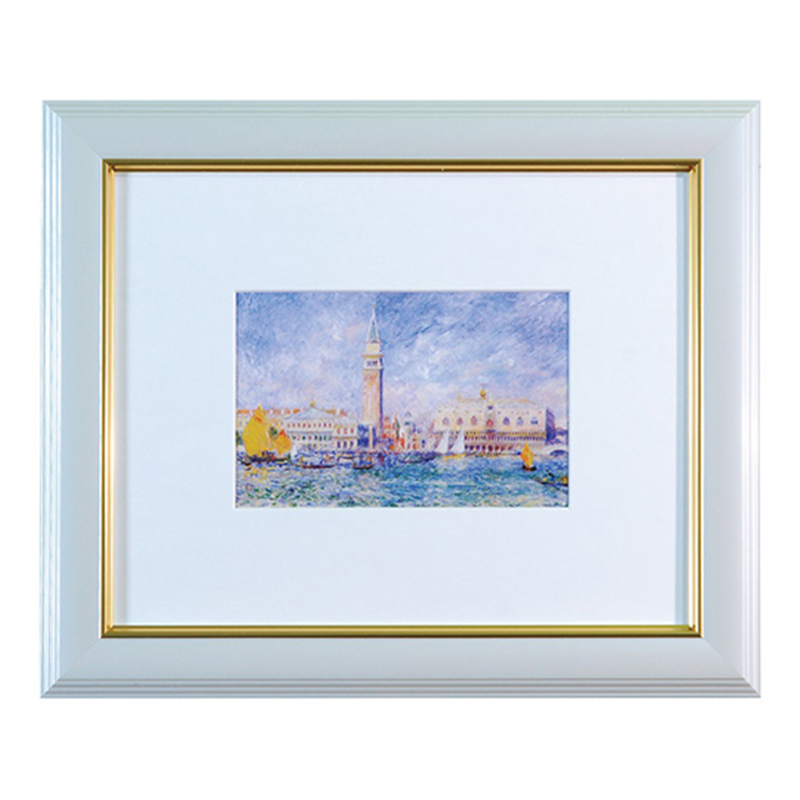 万丈 V インチ額 パールホワイト IN-PO-PWH 1個(ご注文単位1個)【直送品】