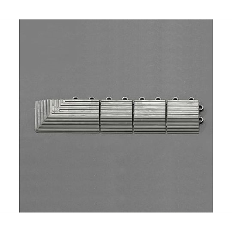 エスコ 75x375mm 角ふち(雌/灰) EA997RX-22 1個(ご注文単位1個)【直送品】