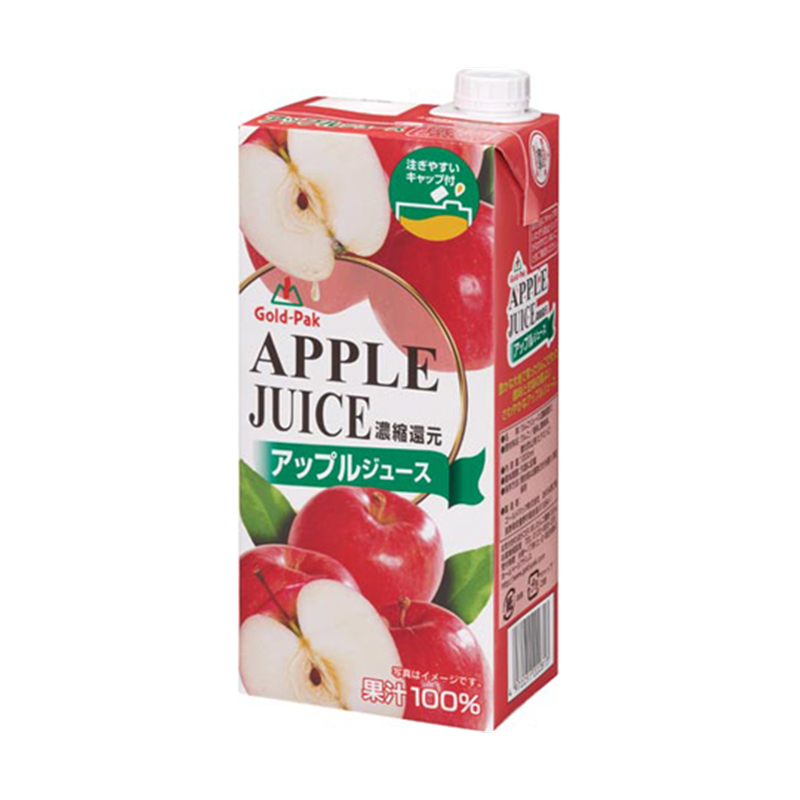 ゴールドパック アップルジュース 1L 6本 227818 1ケース※軽（ご注文単位1ケース）【直送品】