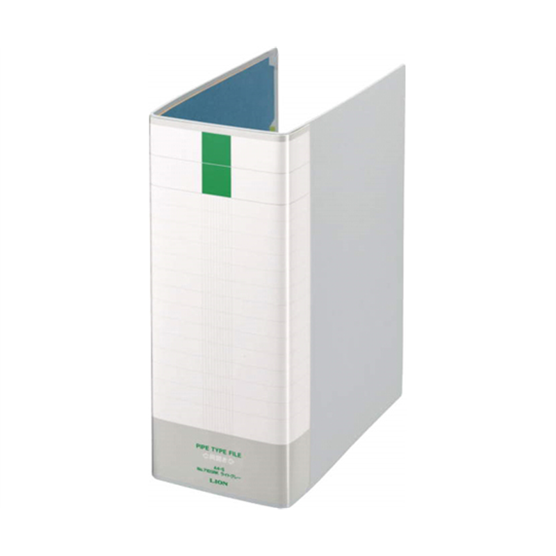 ライオン事務器 パイプ式ファイル両開き〈環境〉 No.7103RK LH 1冊(ご注文単位1冊)【直送品】