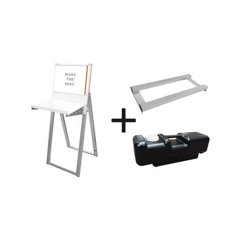 常磐精工 ラックスタンド看板 A3横ホワイト ウエイトアーム・水タンクセット RASK-A3YW-3SET 1個（ご注文単位1個）【直送品】