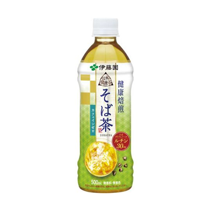 伊藤園 伝承の健康茶 そば茶 500mL 24本 19549 1ケース※軽（ご注文単位1ケース）【直送品】