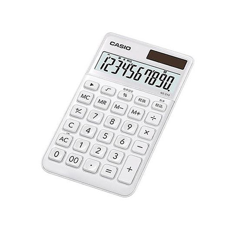 カシオ 10桁 計算機(ホワイト) EA761G-128 1個(ご注文単位1個)【直送品】