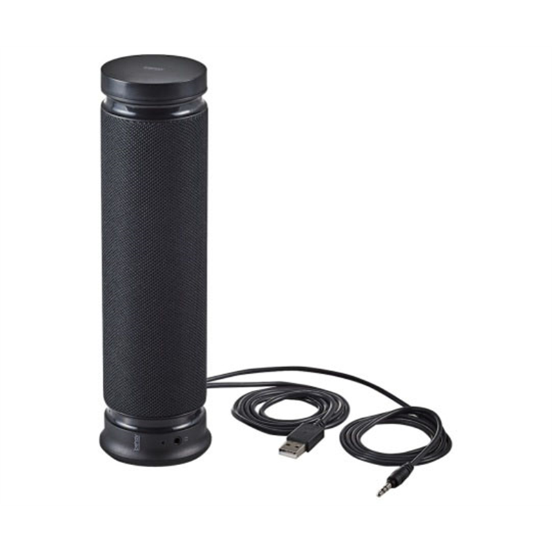 エレコム ミニサウンドバースピーカー behav SP-PCBS01UBK 1個（ご注文単位1個）【直送品】