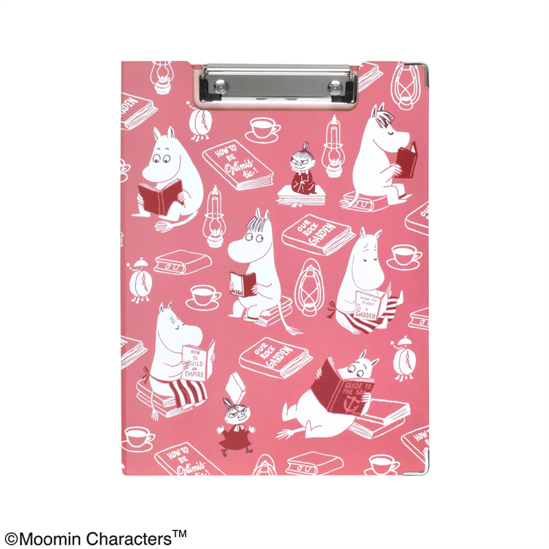 セントレディス ムーミン クリップボード Reading テラコッタ/ベージュ ST-ZM0165 1冊(ご注文単位1冊)【直送品】
