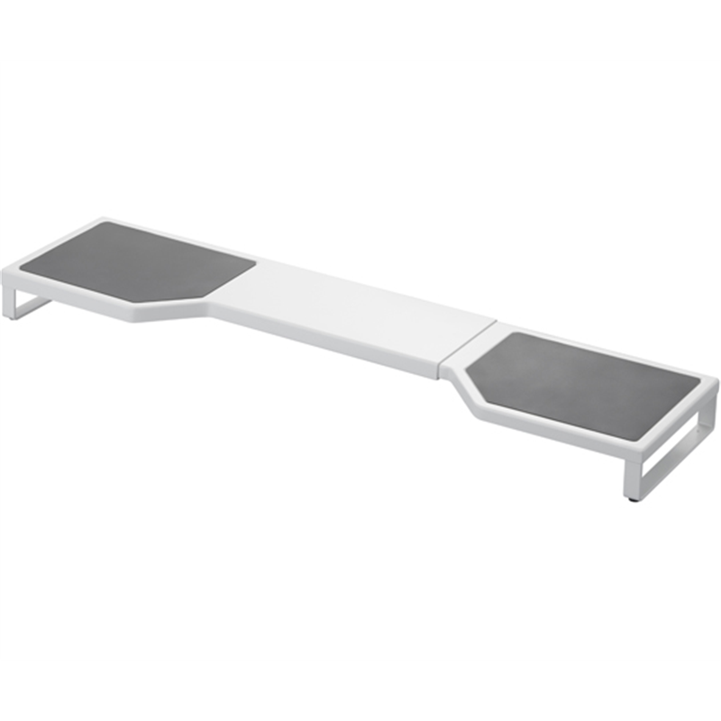 山崎実業 伸縮コンロ奥ラック プレート ホワイト 3916 1個（ご注文単位1個）【直送品】