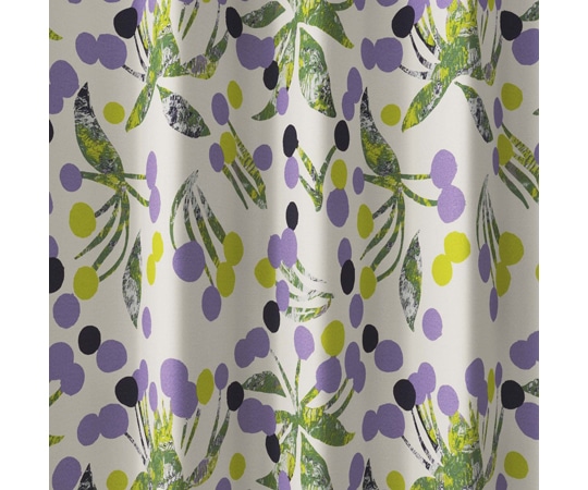 スミノエ 遮光カーテン ポポロ 100×178cm パープル 1枚入 V1336 1枚(ご注文単位1枚)【直送品】