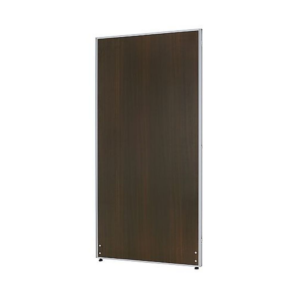 カグクロ 木目調ローパーテーション ローズ H1800×W900mm PW0918-DB 1台(ご注文単位1台)【直送品】