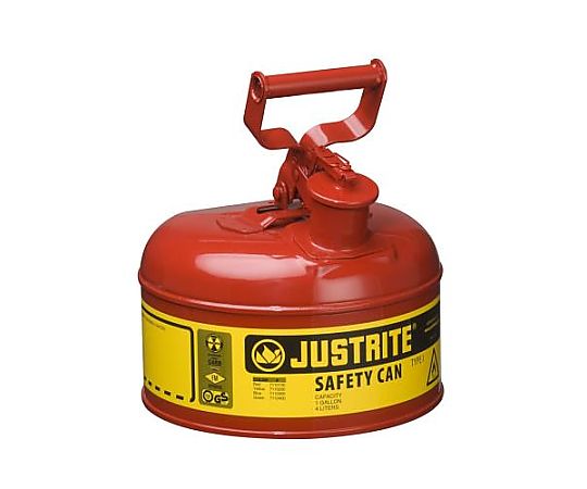 エスコ 3.8L セーフティーオイル缶(レッド) EA991JA-1A 1缶（ご注文単位1缶）【直送品】