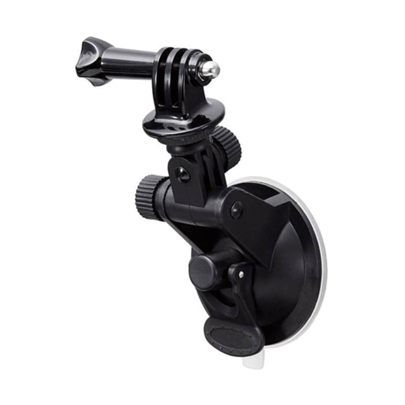 エレコム アクションカメラ用アクセサリ マウント GoPro 汎用 吸盤型 ブラック AC-MBSU01BK 1個（ご注文単位1個）【直送品】