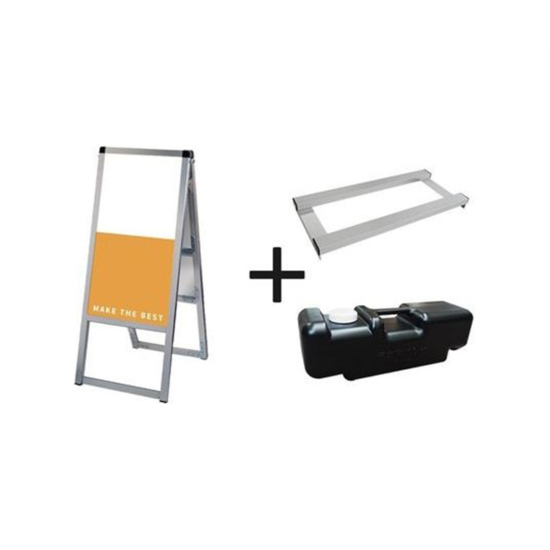 常磐精工 バリウススタンド看板 アルミ複合板 300×600両面 ウエイトアーム・水タンクセット VASKAP-300X600R-3SET 1個（ご注文単位1個）【直送品】