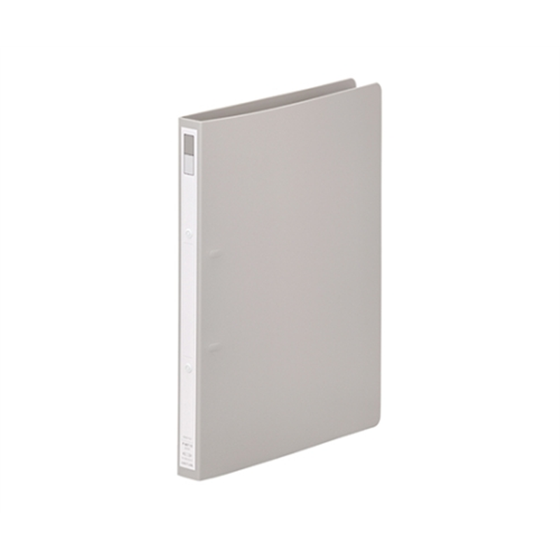 LIHITLAB リングファイル<ディンプル> 12グレー F-867 F867-12 1冊(ご注文単位1冊)【直送品】