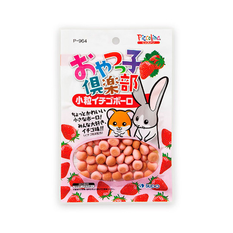 スドー おやつっ子倶楽部 小粒イチゴボーロ 34g P-964 1パック（ご注文単位1パック）【直送品】