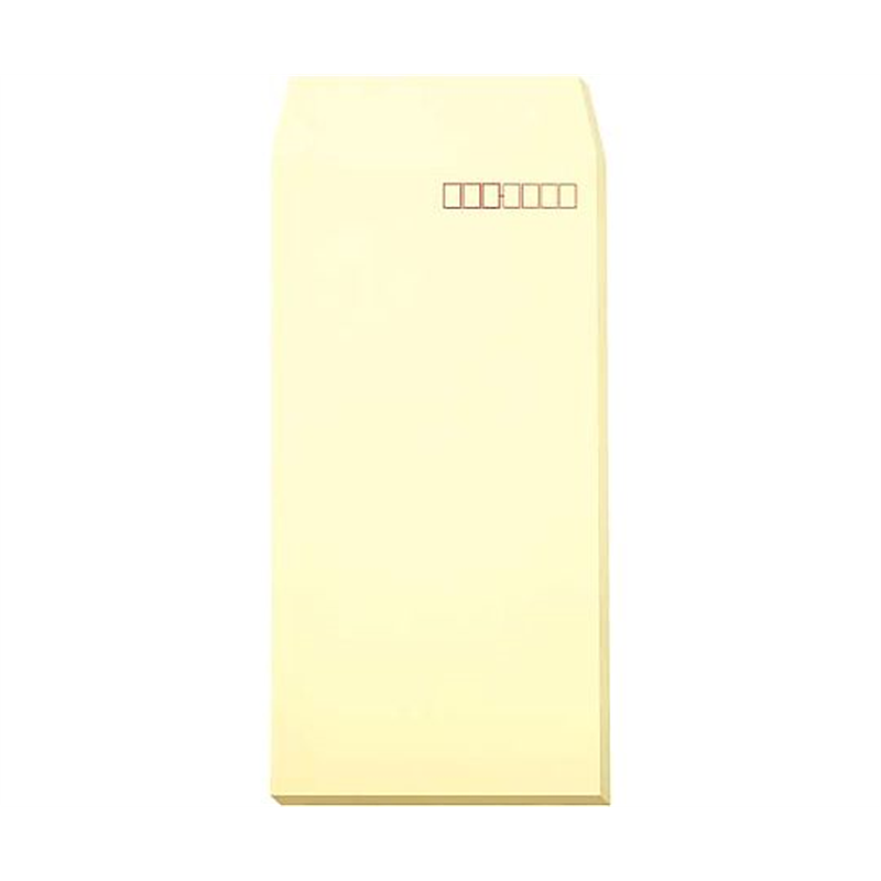 カウネット オリジナルソフトカラー 長3 クリーム 100枚 4203-6609 1パック(ご注文単位1パック)【直送品】