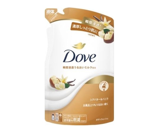 ユニリーバ・ジャパン・CM ダヴ ボディウォッシュ シアバター&バニラ つめかえ用 330g DVBWR-5-1 1個（ご注文単位1個）【直送品】